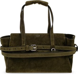 Moschino De leren schoudertas - Dames - Schoudertassen - Groen - ONE Size - Katoen - Tassen