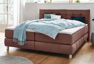 ANDAS Boxspringbett »Salo« incl. Topper, 6 Breiten, 2 Härtegrade, TFK auch in Härtegrad 4