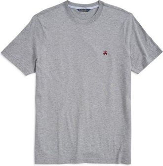 Brooks Brothers Solid Cotton T-Shirt in Grey Heather at Nordstrom, Size X-Large