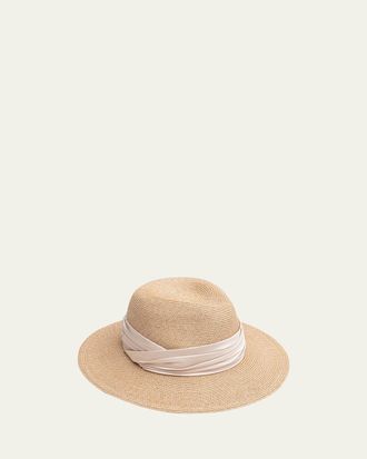 Eugenia Kim Courtney Straw Fedora With Twisted Band