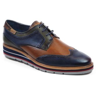Pikolinos Durcal M8P Leather Mens Lace Up Shoes - Blue - Size:UK 10.5-11