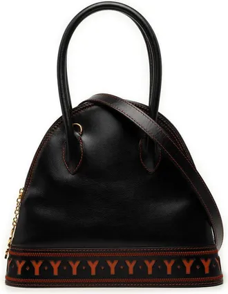 Saint Laurent Pre-owned Saint Laurent Leather Y Cutout Satchel Ladies R4G13I5DGSWDRE0D
