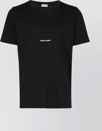 Saint Laurent cotton logo print t-shirt