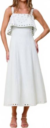 Cleobella Kinsale Midi Dress In Skywriting