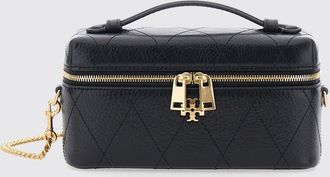 Tory Burch Mini borsa a mano Charlie in pelle trapuntata con logo Double T