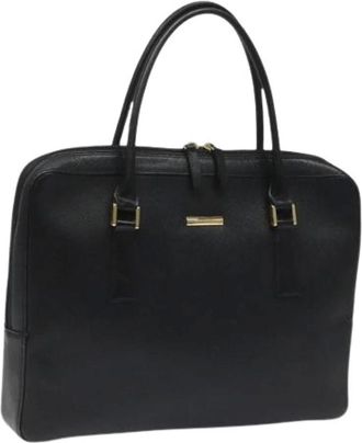 Burberry Pre-owned Handbags, female, Black, Size: ONE SIZE Pre-owned Vintage Handbag