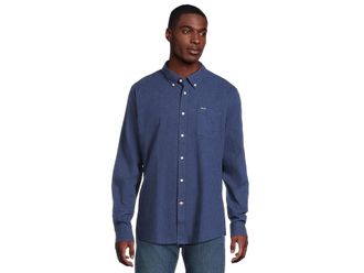 Barbour Nelson Tailored Shirt Mens Clothing Indigo : XL, Cotton/Linen