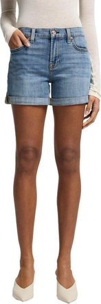 7 For All Mankind Mid Roll Broken Twill Li Short