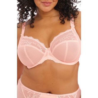 Elomi Charley Full Figure Underwire Convertible Plunge Bra in B/pink at Nordstrom, Size 34Gg