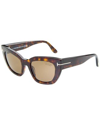 Tom Ford Womens Athena 53Mm Polarized Sunglasses