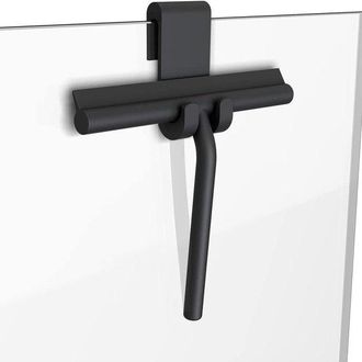 No Brand Escobilla De Silicona Para Ducha Con Soporte, No Requiere Taladrar - Extra Ancha, Para Cabina De Ducha Y Cristal