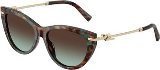 Tiffany & Co. TF4253 84425D Womens Sunglasses Tortoiseshell Size 55