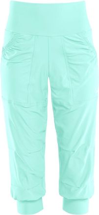 Winshape Sporthose WINSHAPE Functional Comfort &frac34; Leisure Trousers LEI201C, Damen, Gr. XL, Normalgr&ouml;ssen, gr&uuml;n (delicate mint), 85% Polyester, 15% Elasthan, Hos