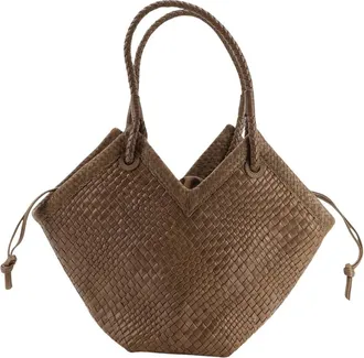 Ibeliv Tassen, Dames, Bruin, ONE Size, Leer, Trinity Medium Tote Bag