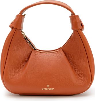 La Portegna Anita Hobo Bag in Orange at Nordstrom