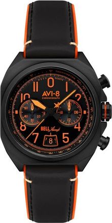 AVI-8 Bell X-1 Machbuster Chronograph Watch, 41mm in Black at Nordstrom