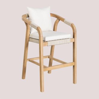 Sklum Sklum - Taburete Alto 75 Cm De Jard&iacute;n En Madera De Acacia Dubai