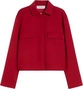 Max Mara Giacca in misto lana - Rosso