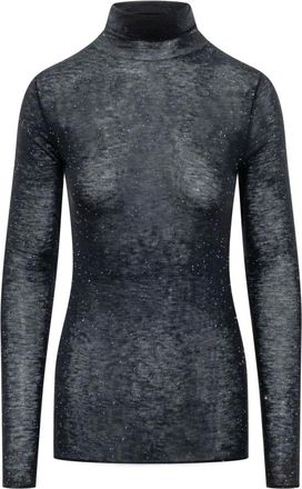Pinko Pinko, Truien & Vesten, Dames, Blauw, S, Wol, Moss Maglia Ultraf