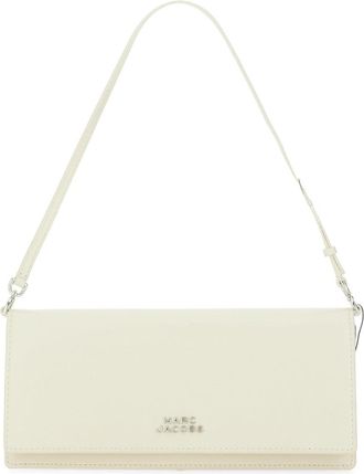 Marc Jacobs Womens The Glam Mirror Bag White Cow Leather Shoulder