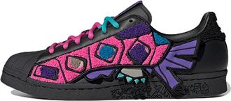 adidas originals Superstar 80s x Han Meilin Black Purple Pink ID4381
