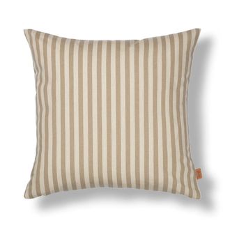 Ferm Living Strand Outdoor Kissen, 50 x 50 cm, sand / off-white