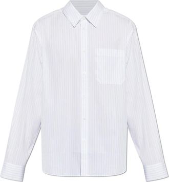 Rag & Bone Formal Shirts, male, White, Size: XL Relaxed Poplin Shirt