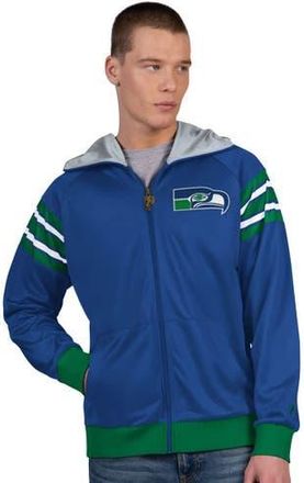 ProPlayer Mens Pro Player Royal/Green Seattle Seahawks Retro Helmet Full-Zip Hooded Track Jacket at Nordstrom, Size Xx-Large