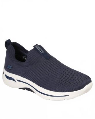 Skechers Womens Gowalk Arch Fit Shoes In Navy