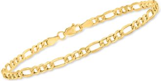 Ross-Simons 3.5mm 14kt Yellow Gold Figaro-Link Bracelet