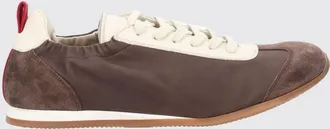 Uma Wang Sneaker low top in pelle e nylon con caviglia elasticizzata