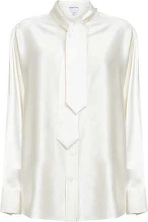 Bottega Veneta Shirts - Dames - Overhemden - Beige - 2XS - Overhemden