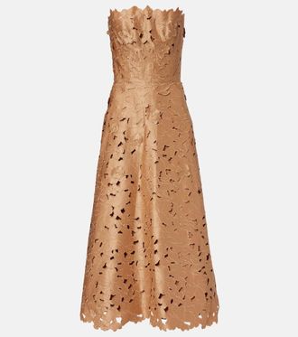 Costarellos Vella floral lace cocktail dress