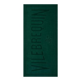 Vilebrequin Home, Dames, Groen, ONE Size, Katoen, Beach Towel Solid