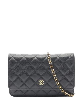 Chanel Portafoglio matelassé con catena 2021 - Nero