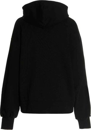 GCDS Sequin-Embellished Logo Hoodie - Black