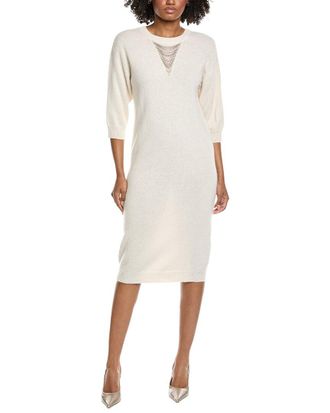 PESERICO Wool, Silk, & Cashmere-Blend Sweaterdress