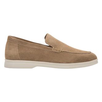 Estro & Luminara Loafers, female, Beige, Size: 10 US Velour Loafers