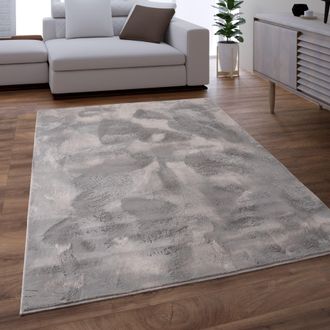 Paco Home Paco Home - Alfombra Salon Pelo Largo Se Puede Lavar En La Lavadora Suave Felpa Gris 240x340 Cm