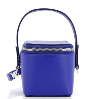 Ferragamo Gancicni Top Handle Vanity Case Leather Micro