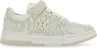 Amiri SKYLINE SNEAKER IN LEATHER AND MESH WITH PYTHON PRINT - Amiri - Man