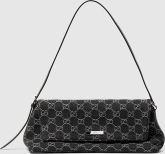 Gucci Madison Medium Shoulder Bag, Black, Fabric