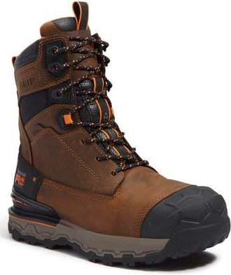 Timberland Boondock Ultralight 8 Composite Toe Waterproof Insulated Work Boot in Medium Brown Full Grain at Nordstrom, Size 11.5