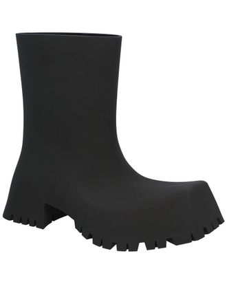 Balenciaga Womens Rubber Trooper Rubber Boot (Authentic Pre-Loved)