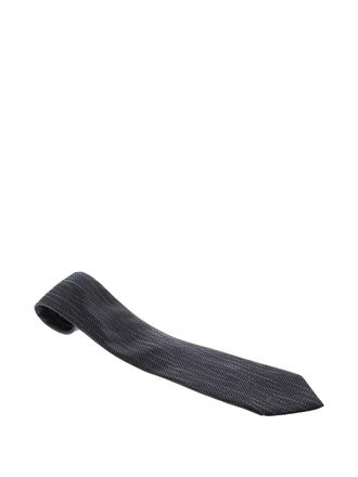 Valentino Garavani silk pattern tie - men - Silk - One Size - Grey