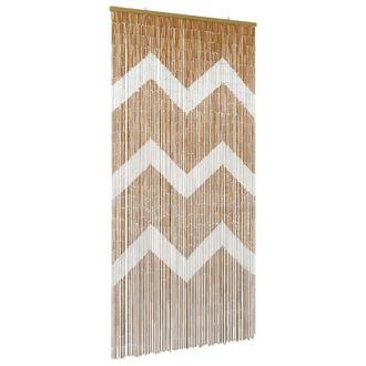 vidaXL Cortina De Puerta Insectos Multicolor 100 X 200 Cm Bamb&uacute; Vidaxl