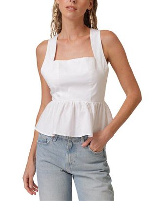 Line & Dot Essie Peplum Top