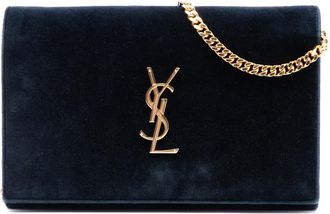 Saint Laurent Pre-owned Saint Laurent Suede Monogram Kate Chain Wallet Ladies 9SYO5P9JUNERFEWJ