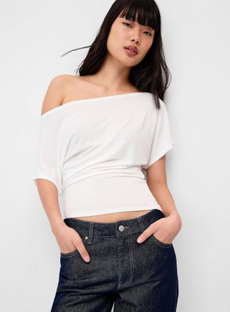 Twik Womens Boat-neck flowy T-shirt