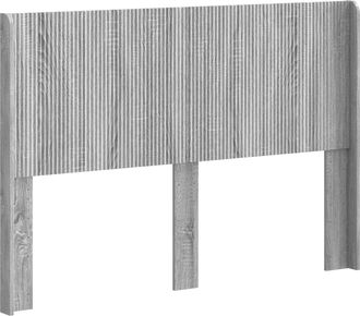 vidaXL Cabecero Sonoma Gris Madera De Ingenier&iacute;a Vidaxl